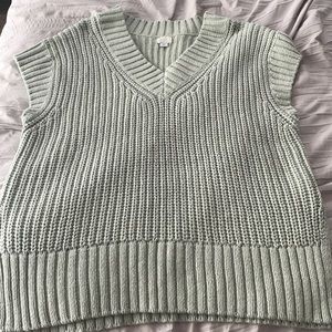 Green Vest Sweater
